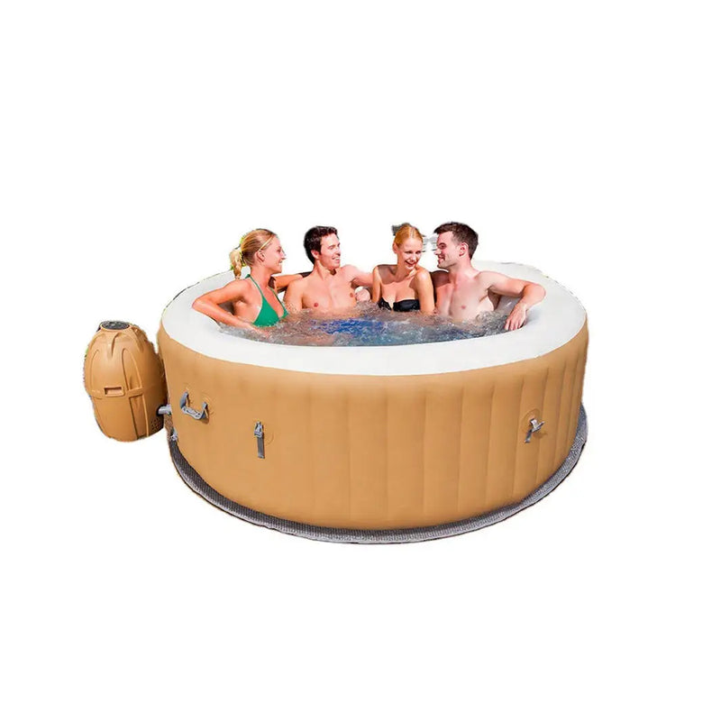 High Quality Hot Sale Brown Inflatable Bath with Machine for Hot SPA