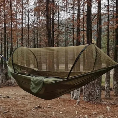 Outdoor Camping Hammock Hanging Bed with Mosquito Net | SAMAG