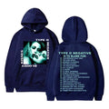 Rock Type O Negative 1993 Bloody Kisses Touring Album Print Men's hoodie High quality casual Hoodie