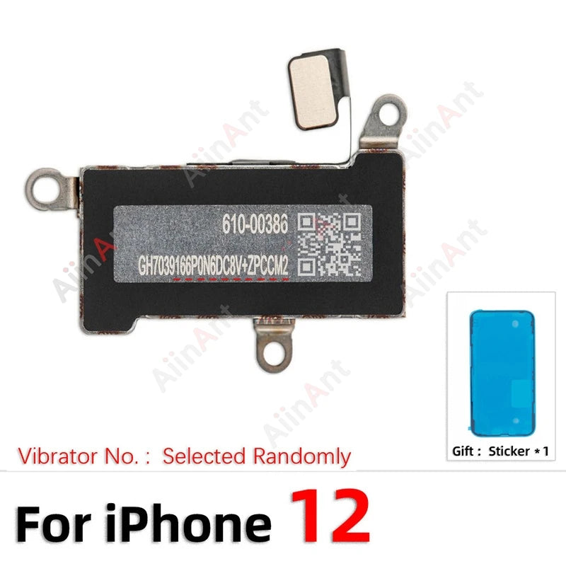OEM Sticker + Flex For iPhone 12 13 14 15 Pro Max Plus mini For TAPTIC ENGINE Vibrator Motor Flex Cable