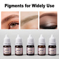 KVM 5 Colors 5ML Eyebrow Tattoo Ink Professional Pigment Microblading Paint Ink for Semi Permanent Makeup Tattoo Art Supplies
