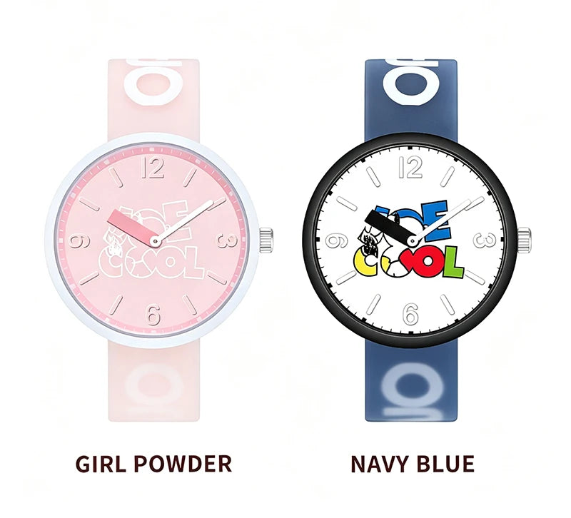 Kids Cartoon Quartz Watch Student Wristwatch Waterproof Casual Timepiece Fashion Cheap Gift For Boys Girls Children