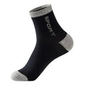 5pairs Men's Quarter Length Athletic Socks For Sports | SAMAG