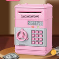 Piggy Bank Toys, Electronic ATM Password Money Coin Can Auto Scroll Paper Saving Box Fingerprint Unlock - View 12 | SAMAG