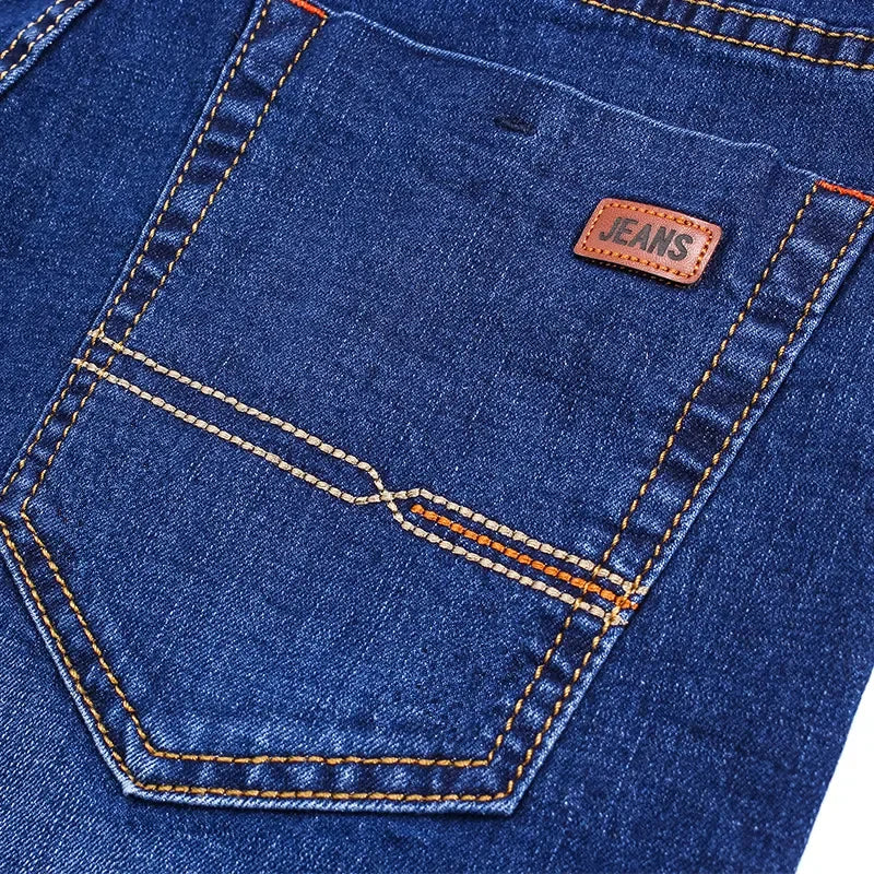 Business Men's Jeans Casual Straight Stretch Fashion | SAMAG