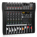 Fuluode 6/8/12/16 Channel Mixing Console Audio Mixer Mono 99 Digital Effect USB Sound Card dj Karaoke Mixer Bluetooth 48V 2 AUX