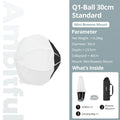 AMBITFUL Q1 Mini Bowens / GODOX Mount 30cm 45cm Octa Softbox 20*55cm Strip Softbox 30cm Softball 45cm Bounce Softbox For GODOX