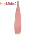 22-28Inch Straight Pony Hair Bundles Crochet Braids Hair Silky Colorful Synthetic Braiding Hair Ombre Synthetic Hair For Women