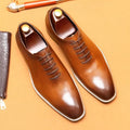 Italian Men's Formal Shoes Luxury Genuine Leather Handmade Quality Comfortable Elegant Black Wedding Social Oxfords Shoes Man