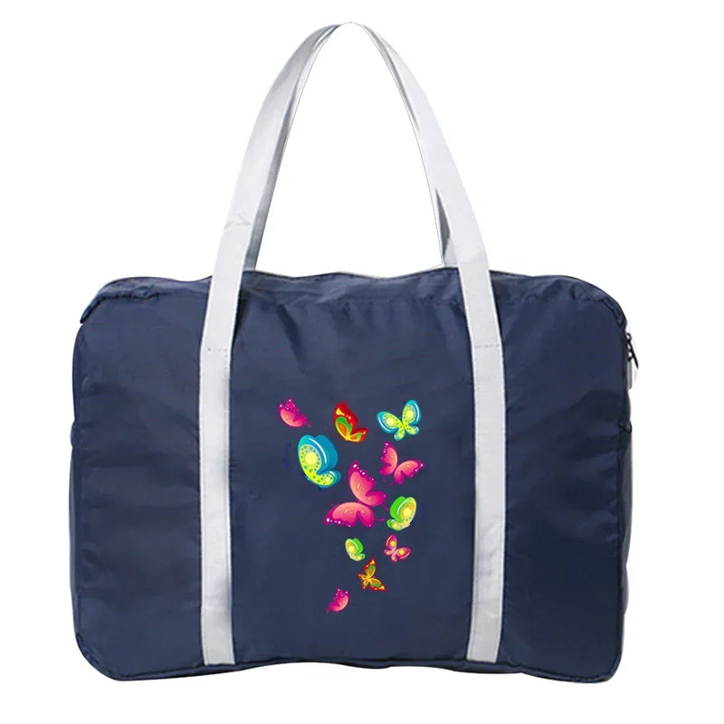 Handbags Luggage Travel Bag Large Capacity Fashion Weekend Overnight Boston Bag Travel Carry Pack Butterfly Printing Series