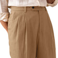 Men's Linen Blend Dress Pants Business Casual Trousers - View 7 | SAMAG