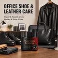 Shoe Leather Scratch Remover & Color Restorer, Waterproof Recolor Balm, for Dress Shoes & Leather Boots