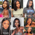 13X6 Hot Sale Glueless Wigs 13x4 Short Bob Bone Straight Best 100% Human Hair Wig for Women Ready To Wear Go Lace Frontal Wigs