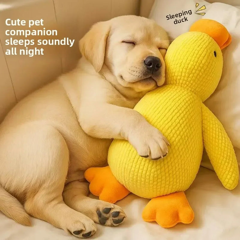1/3PCS Things For Dogs Accessories Dog Supplies Calming Duck Squeaky Plush Toy Luxury Sleep Aid Durable Puppy Companion Pet
