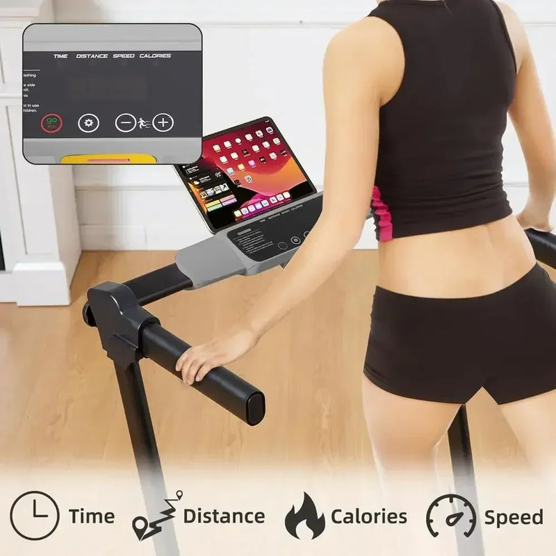 Compact Electric Treadmill for Home Office, 300lbs | SAMAG
