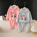 1-6Y Kids Sets And Outfits Girls Cute Bow Cartoon Cat | SAMAG