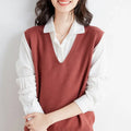 Sweater Vest Spring Autumn Warm Fashin Korean Soft Loose - View 13 | SAMAG