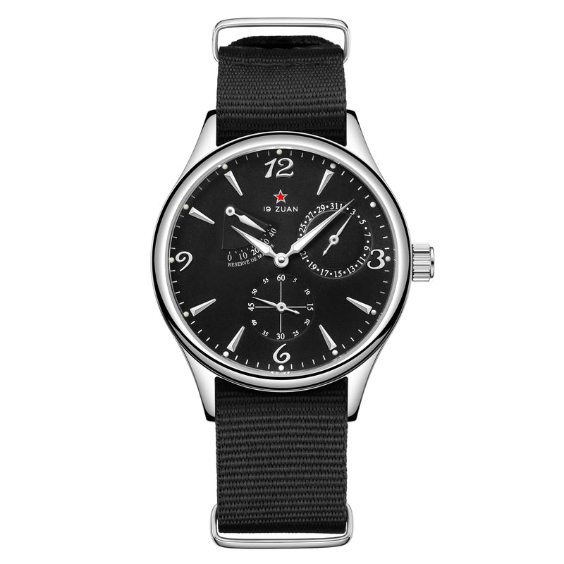 New 1963 40mm Mens Pilot Automatic Mechanical Watch Seagull ST17 Sapphire Crystal Waterproof Retro Style