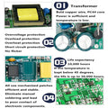 LED Driver 220V LED Power Supply 1-3W 4-7W 8-12W 15W 18W 24W 25W 30W 36W 300mA with Built-In Transformer Module LED Driver Board