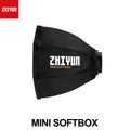 ZHIYUN Mini Softbox Octagon ZY Mount EX1H02 Accessories for Molus G60 X100 COB Video Light Photography Lighting