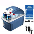6l Portable Car Refrigerator, Small Mini Cooling Unit, Mini Refrigerator, Car Cooler Box, Bicycle Model Hot And Cold Box