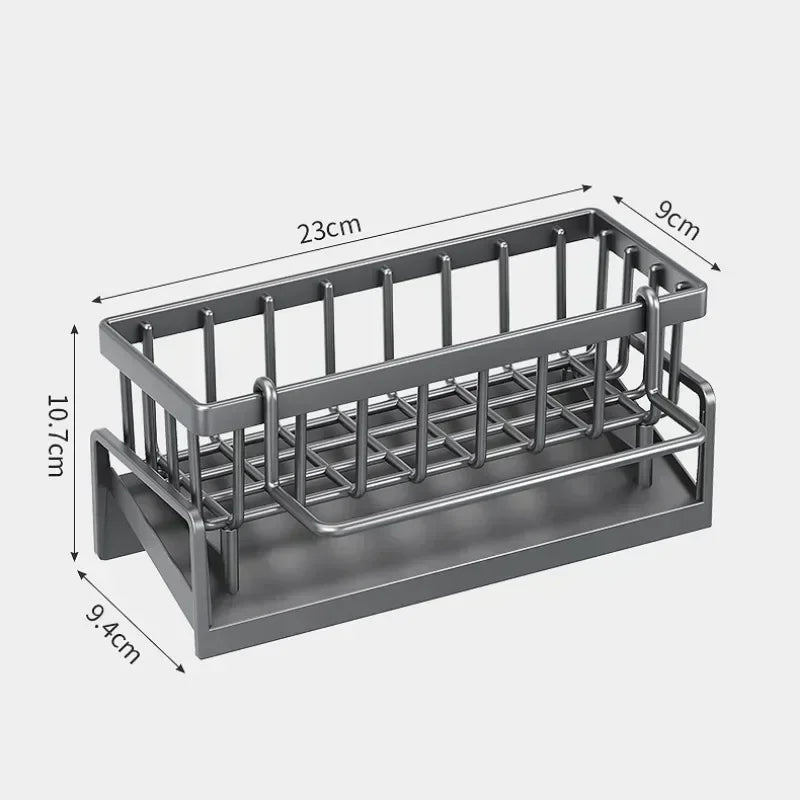 Multifunctional Sponge Rack Drainer Kitchen Shelf Sink Rag Dishwashing Detergent Dishcloth Organiser Storage - View 6 | SAMAG