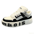 Fashionable Men's Trendy Street Style Sliding Board Shoes Comfortable Anti Slip Casual Lace Up Sports Designer Men's Shoes