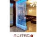 Water curtain wall, running water screen partition company, family entrance acrylic calligraphy and painting flat wine cabinet