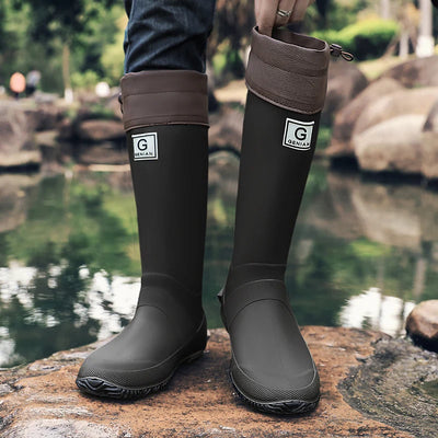 Rain Boots for Men, Fashionable High-Top for Outer Wear | SAMAG