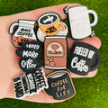 25Pcs Coffee Shoe Charms for Crocs | Personalize with Coffee Lover Shoe Charms for Men Women Adults Party Favor