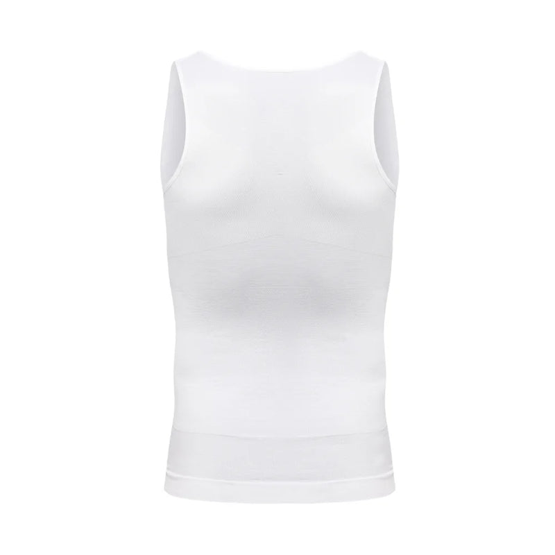 Mens Slimming Compression Shapewear Elastic Breathable Undershirt Gynecomastia Chest Compression Body Shaper Daily Under Clothes