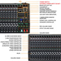 Professional Audio Console Mixer With MP3 Computer Input Built-in 99 Reverb Effect 16 Channel Audio Mixer