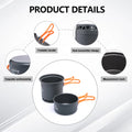 Outdoor Camping Pot 1.3L 2.3L Cookware Cooking Kettle Set - View 5 | SAMAG