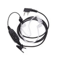 Radio Dual PTT Air Duct Earpiece With Mic Headset for Baofeng Two Way Radio UV-82 UV 82 UV82L UV-89 TK3207 TK3118Accessories