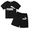 3-12Y Kids Summer Casual Letter Print 2-Piece Set Soft | SAMAG