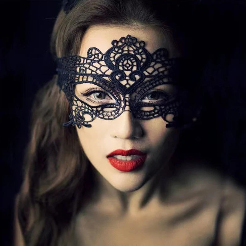 Lingerie Accessories, Lace Eye Mask See-Through Sexy Hot Passionate