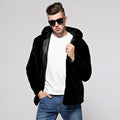 Autumn and Winter New Men's Thickened Loose Mink Coat Casual Fashion Faux Fur Coat