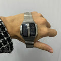 Man Battery Sports Smartwatch Electronics Watches Vintage 70s Retro-futuristic Style Fashion Led digital Watches Filp