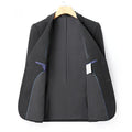 new model men High quality four-sided stretch Suit Formal  Jacket + Trousers 2-piece suit Men's Business suit size 5XL