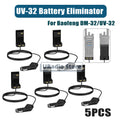 1/2/5PCS Baofeng UV-32 Radio Battery Eliminator 12-24V DM-32 Walkie Talkie Car Charger For DM32 UV32 Cigarette Lighter Accessory