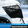 Electric Vehicle Charger Port Rainproof Cover Electric Car Charger Plug Cover Waterproof PVC With Strong Magnetic Strip For EV