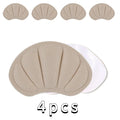 4Pcs Sports Heel Sticker Insoles for Running Shoes Size Reducer Filler Liner Protector Heel Pain Relief Self-adhesive Cushion