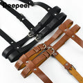 1Pc Women Fashion Punk Harness Belts Harajuku PU Leather Chest  Belt Suspenders for Gothic Waistband Clothing Accessories