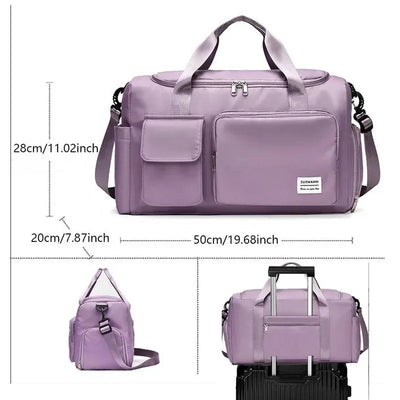 Travel Bag Large Capacity Weekender Carry On Duffle | SAMAG