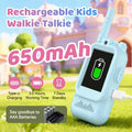 Kids Video Walkie Talkies 2 Pack Long Range Walkie-Talkie Rechargeable for Indoor Camping Hiking Travel Gift for Boys Girls