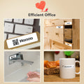 3/6 rolls of white portable label paper, self-adhesive thermal printer stickers, multi-purpose label stickers