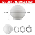 Lapgood ML-CD15 ML-CS1625 Diffuser Dome Kit with 3 Adapters for Photography Light Flash Studio Photography Portrait Live Stream