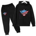 Kids Autumn Spring Fashion Cody WWE Pullover Hoodie+Pants | SAMAG