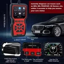 Professional V519 Obd2 Scanner Diagnostic Tool Real Time Code Reader Check Engine Light Scan Tool for All Obdii Cars since 2003