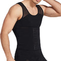 CXZD Waist Trainer Muscle Girdle Shirt Men Slimming Body Shaper Tummy Vest Mesh Chain Corset Correction Abdomen Tank Top
